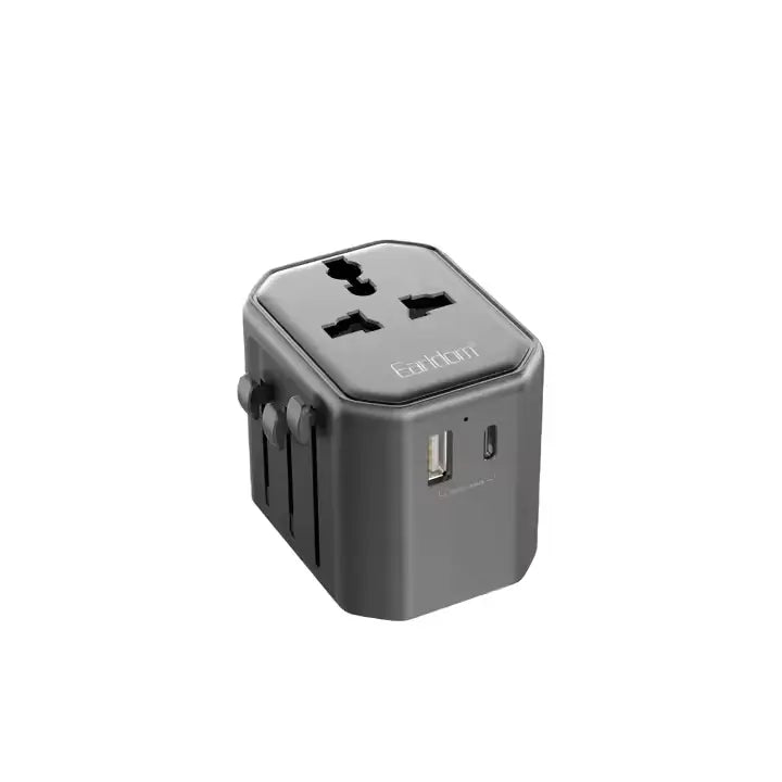 Earldom LC17 USB International Travel Adapter with Type-C to USB 3.0 Adapter - Saif Al Najmi Kw